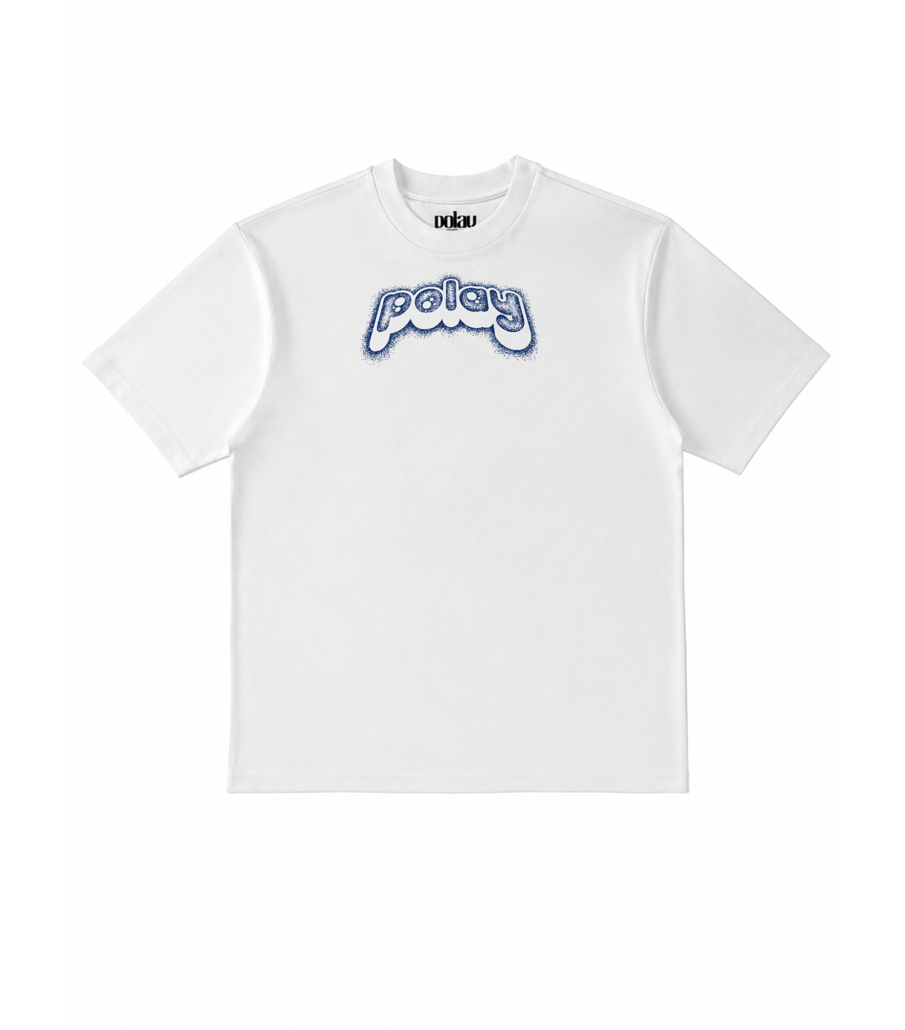 Polay Graffiti Stencil tee - Blue