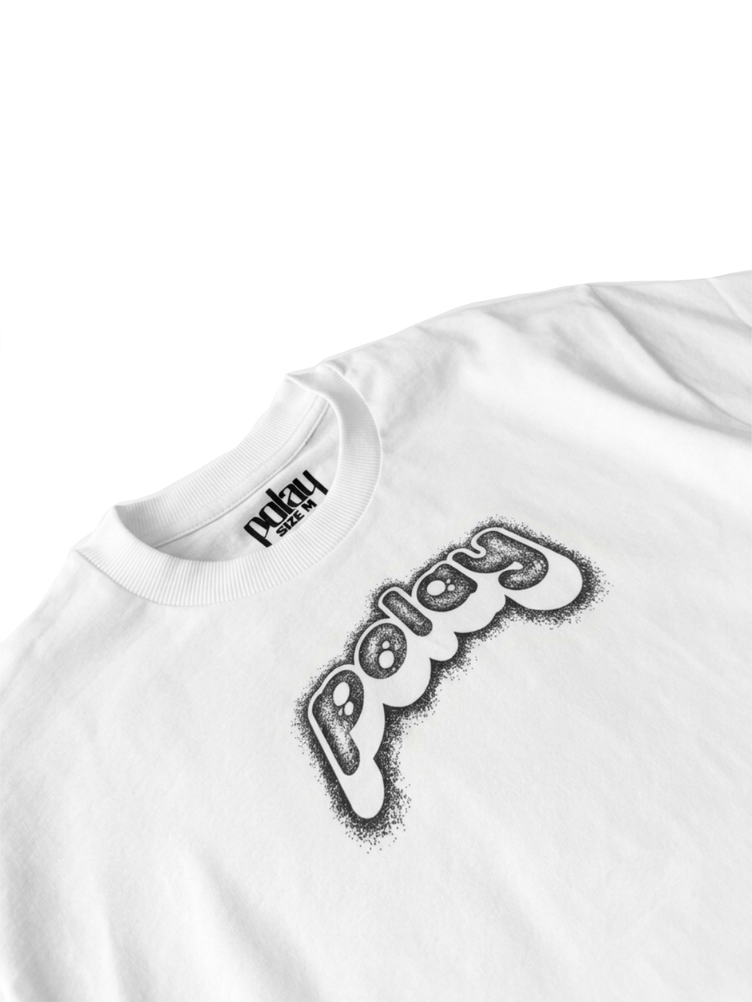 Polay Graffiti Stencil Tee - Black