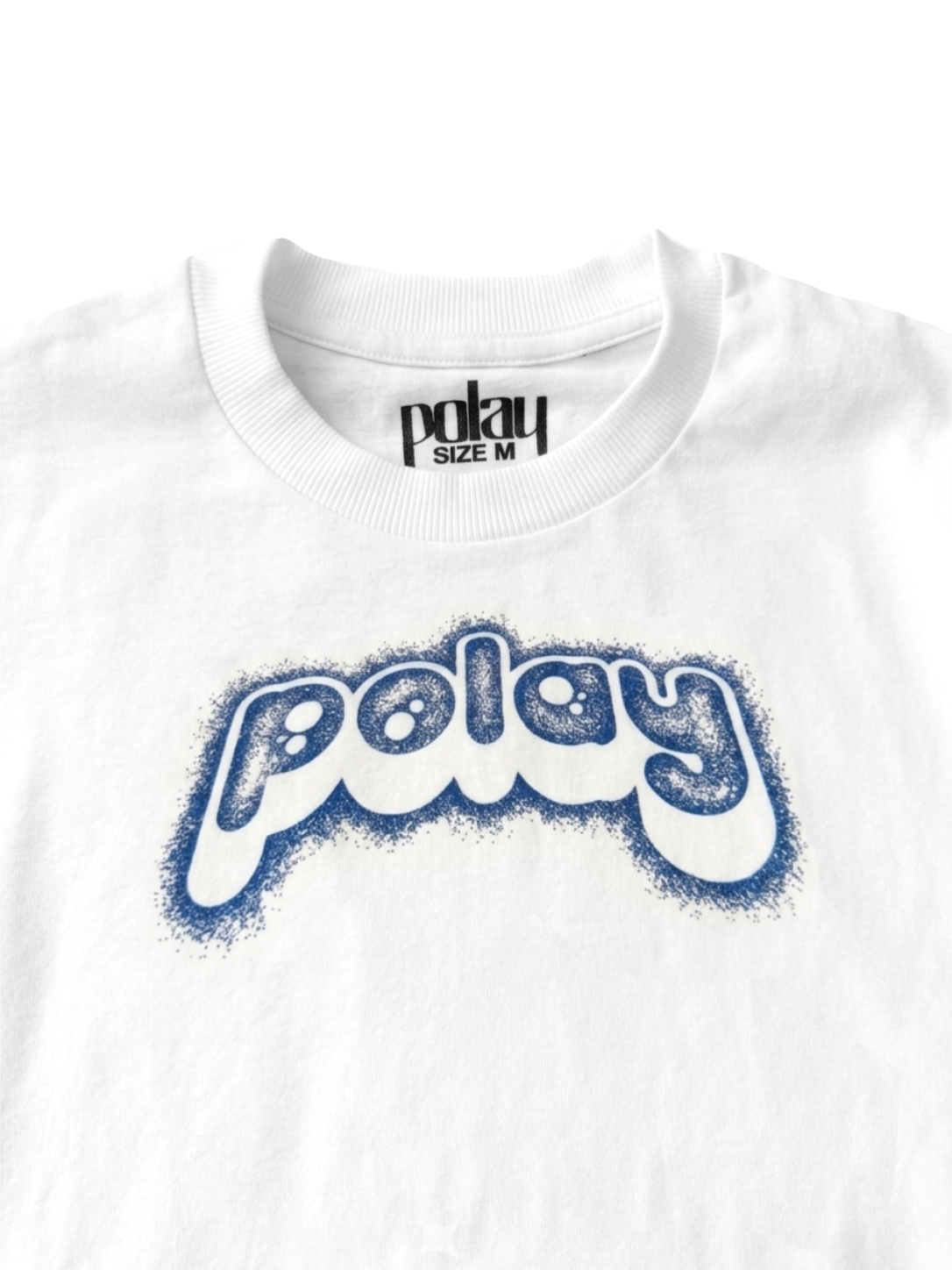Polay Graffiti Stencil tee - Blue